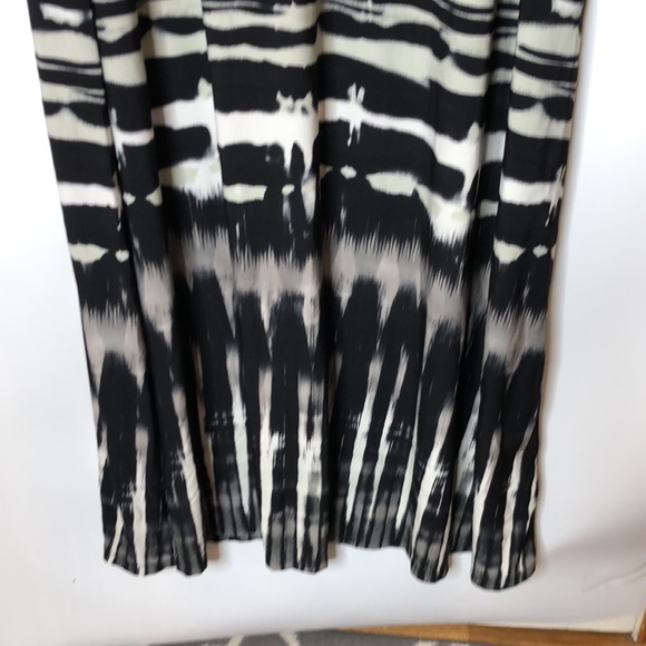 Avenue Women's Black White Sleeveless Tank Maxi Dress Size 22 24 Plus Size - Picture 4 of 5